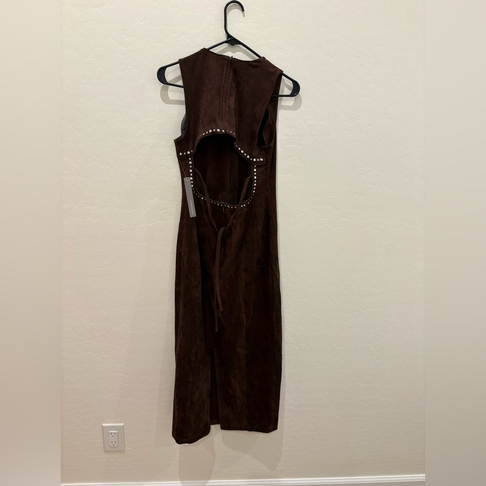 The Wolf Gang Mecca Stud Midi Dress - Picture 5 of 8